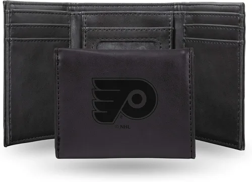 Miniatura 13 de NHL Rico Industries - Billetera triple grabada con láser y tres pliegues, accesorio para hombre