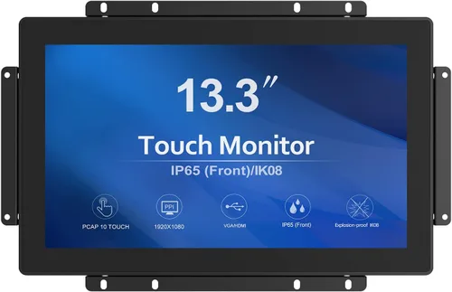 Miniatura 8 de GreenTouch Monitor táctil PCAP HDMI de 17,8 cm (7 pulgadas) con marco abierto de 1024x600 para mercados de consumo, venta minorista y hostelería