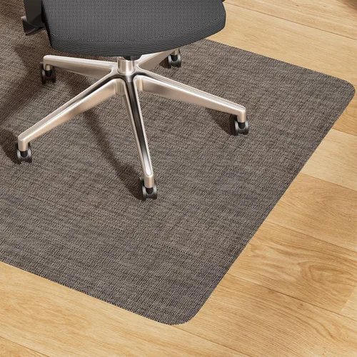 Miniatura 13 de Yecaye Tapete para silla de oficina para suelo de madera dura, 35" x 47" protege el suelo debajo del escritorio de la computadora para silla