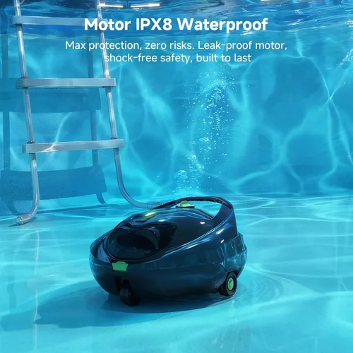 Miniatura 9 de Pooloob PF1 - Aspirador inalámbrico para mantenimiento diario de la piscina, limpieza de piso solo para piscinas sobre el suelo, triple filtración