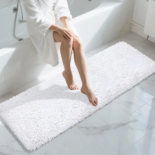 Miniatura 45 de Yimobra - Alfombra grande para baño antideslizante de 36x24 pulgadas, extra gruesa y suave, absorbente de felpilla, alfombras de baño lavables a