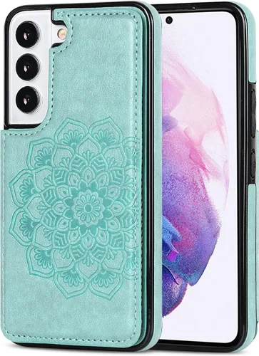 Miniatura 8 de Asuwish Funda compatible con Samsung Galaxy S22 Plus 5G y protector de pantalla de vidrio templado, soporte para tarjeta celular, ranuras