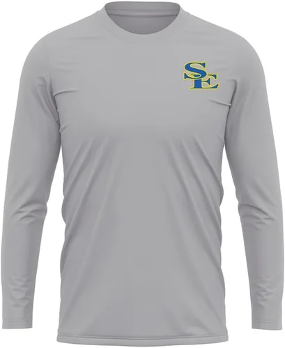 Miniatura 359 de Camisa deportiva de manga larga oficial de la NCAA Collegiate para hombre, con logotipo en el pecho izquierdo, colección Athletic Heather
