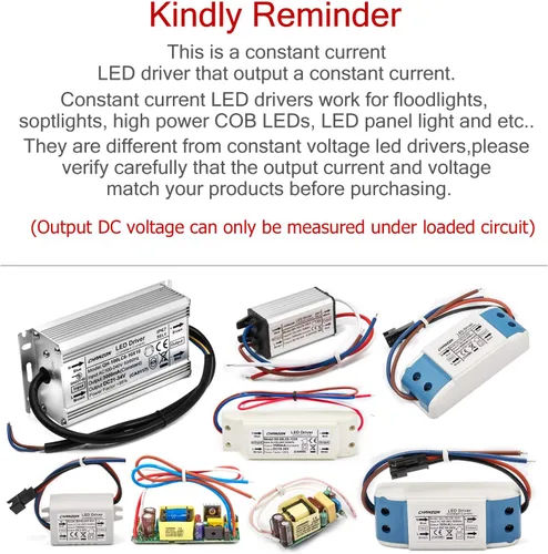 Miniatura 3 de Controlador LED Chanzon 300 mA (salida de corriente constante) 3 V-20 V (entrada 100-240 V CA-CC) (1-6) x1 W 1 W 2 W 3 W 4 W 5 W 6 W fuente