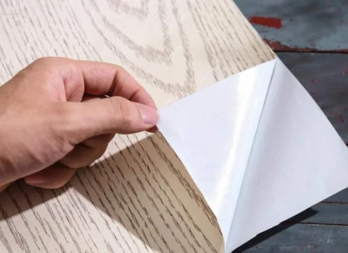 Miniatura 5 de UPREDO Papel adhesivo de grano de madera marrón, papel de pared de vinilo para cajones de aparador (15.8 x 197 pulgadas (16.4 pies), marrón)