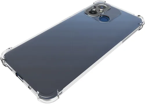 Miniatura 5 de USTIYA Funda para Redmi 12C Clear TPU Cuatro Esquinas Cubierta Protectora Transparente Suave