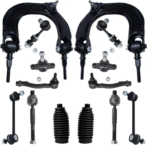 Miniatura 120 de Detroit Axle - Kit de suspensión frontal de 16 piezas para RWD Chrysler 300 Dodge Charger Challenger Magnum 6 brazos de control con rótulas 2
