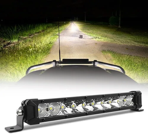 Miniatura 8 de Barra de luz LED amarilla de 12", combo de foco y luz de inundación con haz Led para luz antiniebla Amarillo