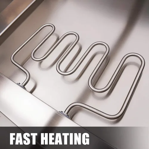 Miniatura 9 de Calentador de alimentos comercial de acero inoxidable calentador de sopa eléctrico de acero inoxidable caliente bien Bain Marie Calentador