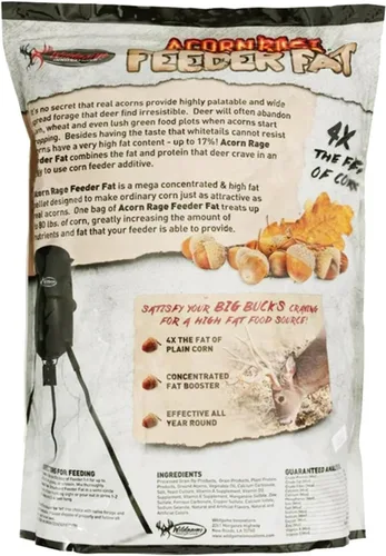 Miniatura 2 de Wildgame Innovations Acorn Rage Feeder Fat Deer Attractant Effective Year-Round Concentrated Nutritious High-Fat Pellets with Real Acorns, 5lb Bag