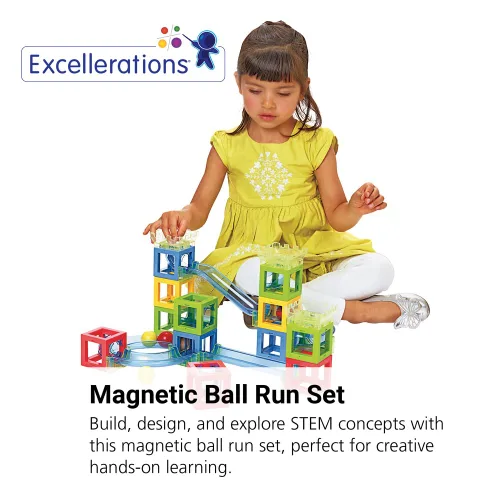 Miniatura 2 de Juego de construcción STEM con bola magnética, Excellerations
