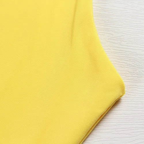 Miniatura 3 de Artfish Camiseta corta sin mangas para mujer, cuello alto, elástica, ajustada, básica, sin mangas