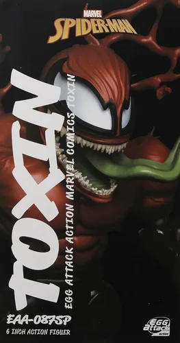 Miniatura 6 de Beast Kingdom Marvel Comics: Toxin EAA-087SP - Figura de acción de ataque de huevo, multicolor