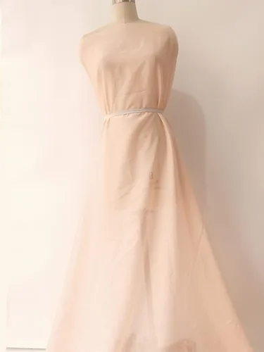 Miniatura 3 de Vestido de tela de algodón de seda rosa naranja de 39.4 in* 55.1 in, bufanda, forro de moda, forro de seda, material de costura de moda para #0