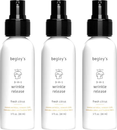 Miniatura 22 de Begley's Removedor de arrugas 3 en 1, liberación rápida de arrugas, removedor de adherencia estática, eliminador de olores y aerosol refrescante