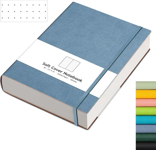 Miniatura 15 de AHGXG Cuaderno de papel cuadriculado - Cuaderno de papel de cuadrícula tamaño A4 grande 8.5''×11'', 320 páginas de diario grueso, papel cuadriculado