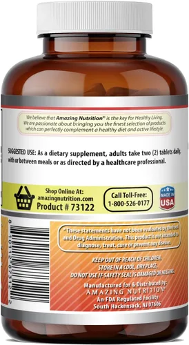 Miniatura 4 de Amazing Formulas Bromelain 2000 mg por porción, suplemento de tabletas, sin OMG, sin gluten, fabricado en Estados Unidos (1 paquete, 120 unidades)