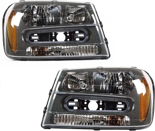 Miniatura 10 de Conjunto de faros delanteros compatible con Chevrolet Trailblazer, Trailblazer EXT LTZ, SS, LS, LT, lado norte izquierdo/lado del conductor DOT/SAE