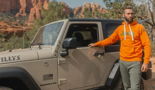Miniatura 5 de Jeep Trail Rated Sportiqe Olsen - Sudadera con capucha de forro polar