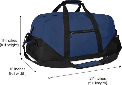 Miniatura 7 de Bolsa de lona grande de 21" con correa ajustable