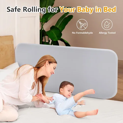Miniatura 4 de Rieles de cama portátiles para niños pequeños: protectores de riel de cama de bebé de viaje para cuna, individual, queen, matrimonial, camas King