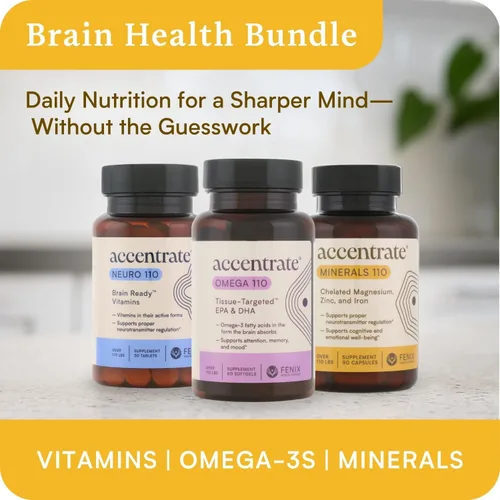 Miniatura 7 de Accentrate Minerals 110 - Nutrición preparada para el cerebro para adolescentes y adultos - Magnesio quelado, zinc, hierro - Suplemento mineral