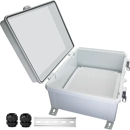 Miniatura 25 de Caja Eléctrica Impermeable a Prueba de Polvo Caja de Conexiones Resistente a la Intemperie IP67 Carcasa de Plástico ABS Caja de Proyecto