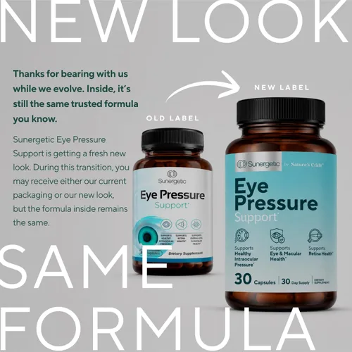 Miniatura 3 de Sunergetic Suplemento prémium para apoyar la presión ocular, suplemento para la presión ocular con azafrán, luteína, zeaxantina, arándano y corteza