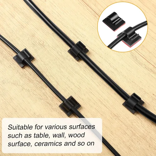Miniatura 5 de CroBlissful El kit organizador de 16 piezas incluye clips de alambre de retención, organizador de cables, funda organizadora de cables