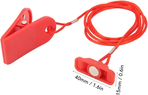 Miniatura 5 de Llave de seguridad para cinta de correr, 2 unidades, cinta de correr universal, llave de seguridad, máquina para correr, imán de llave, cinta