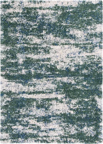 Miniatura 11 de SAFAVIEH Berber Shag Collection - Alfombra de pasillo, 2 x 12 pies, verde y beige, no desprende pelusa y fácil de limpiar, ideal para pasillo