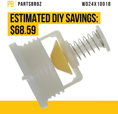 Miniatura 4 de PartsBroz WD24X10018 - Conjunto de pistón y tuerca, compatible con lavavajillas General Electric Kenmore Hotpoint Amana, reemplaza a AP2617344