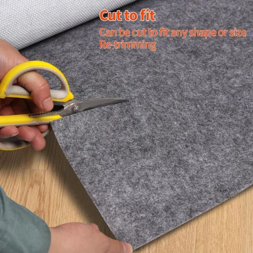 Miniatura 4 de Almohadillas Antideslizantes para Alfombras de 1/4 Pulgadas de Grosor, 2x3 Pies Alfombras Impermeables Antideslizantes para Todas las Suelos