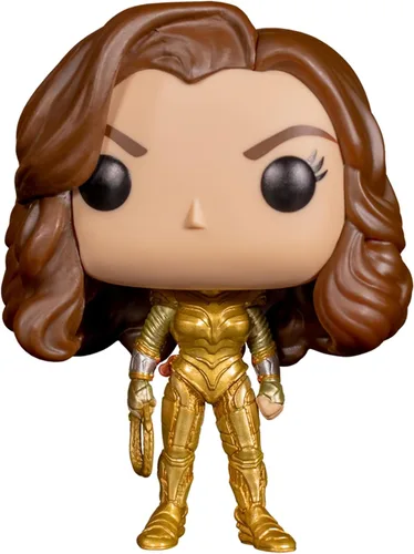 Miniatura 2 de Funko Pop! Heroes: DC 's Wonder Woman 1984 - Figura de vinilo de la Mujer Maravilla con armadura dorada (metálico), exclusiva de Amazon