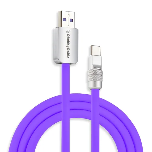Miniatura 32 de chubbycable Chubby 2.0 USB C 240W Cable de carga rápida de silicona suave y duradero, cable de carga extra grueso compatible con iPhone 17-15 Series