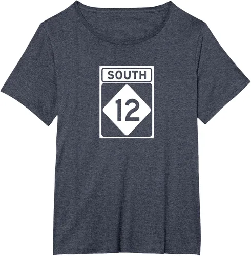 Miniatura 50 de Highway 12 South NC Outer Banks North Carolina Hwy - Camiseta, Negro, S