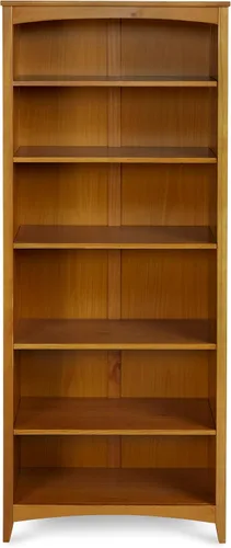 Miniatura 30 de Camaflexi Estantería estilo Shaker de 4 estantes, madera maciza, 48 pulgadas de alto, estantería ajustable, parte trasera cerrada, estantería