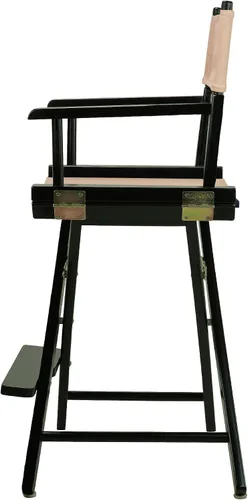 Miniatura 6 de Casual Home - Silla de director de 24.0 in, marco negro, con lona bronceada, altura de mostrador