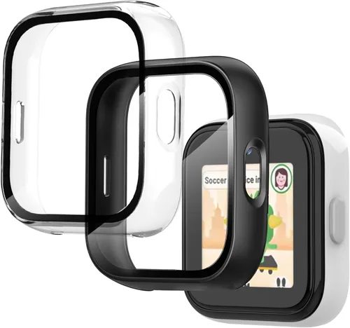 Miniatura 19 de Paquete de 2 fundas compatibles con T-Mobile SyncUp Kids Watch, carcasa rígida de policarbonato con vidrio templado para accesorios de reloj SyncUp