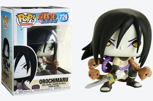 Miniatura 6 de Naruto Shippuden - Orochimaru Funko Pop! Figura de vinilo (incluye funda protectora compatible con POP Box)
