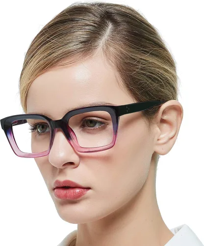 Miniatura 8 de MARE AZZURO Anteojos de lectura de gran tamaño para mujeres retro cuadrados lectores 100 125 150 175 200 225 250 275 300 350 400 500 600