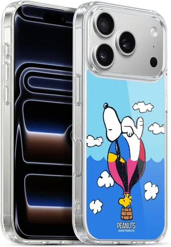 Miniatura 368 de Head Case Designs Funda de gel con licencia oficial de Peanuts Snoopy & Woodstock Halfs and Laughs [protección de grado militar] compatible
