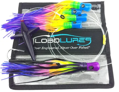 Miniatura 5 de LOBO LURES #215 Skipjack híbrido Skipjack híbrido UV Splash atún Mahi Marlin Trolling Señuelo Daisy Chain
