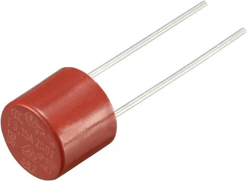 Miniatura 3 de uxcell 20pcs DIP montado en miniatura cilindro lento golpe micro fusible T3.15A 3.15A 250V rojo