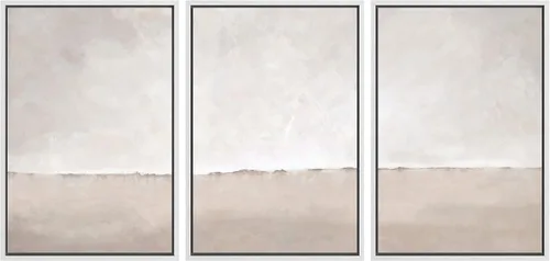 Miniatura 16 de SIGNWIN Lienzo enmarcado para pared, juego de arte tranquilo con reflejo de lago, acuarela, montaña y agua, ilustraciones modernas, arte abstracto