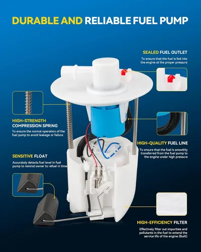 Miniatura 3 de PHILTOP E8874M Conjunto de bomba de combustible eléctrica con unidad de envío, compatible con Toyota Corolla/Matrix 1.8L 2.4L, reemplazo del módulo