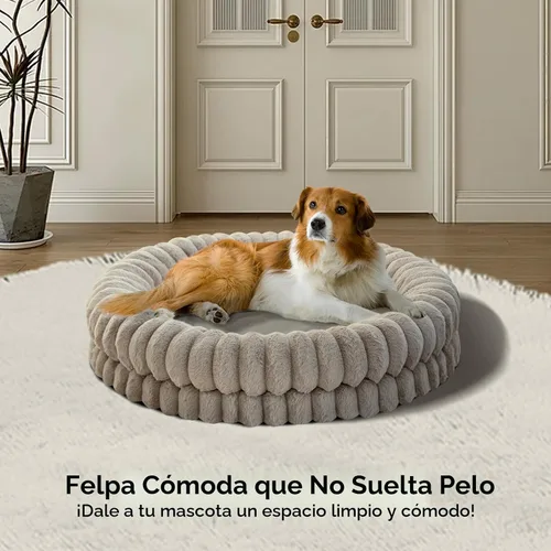 Miniatura 2 de BALANCE Cama de relajación de rosquilla para perros de lujo, camas redondas para perros grandes de 36 pulgadas, lavables, camas ortopédicas