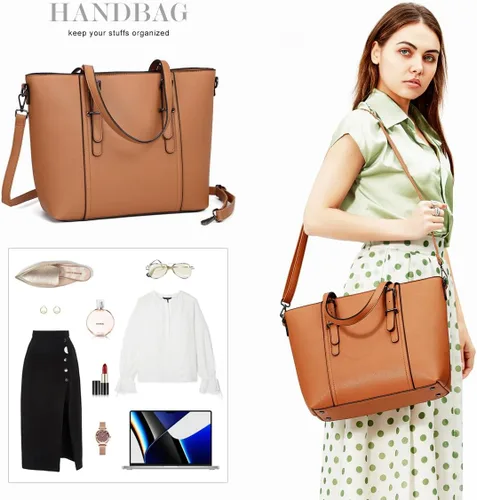 Miniatura 6 de Bolsos y bolsos de mano para mujer, bolso de hombro con asa superior, bolso de dama