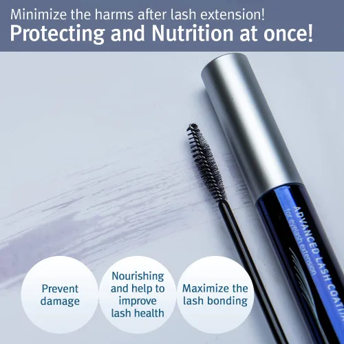 Miniatura 2 de Advanced Lash Coating Black/Protective - Extensiones de pestañas duraderas de 0.2 fl oz/ 0.24 fl oz (negro)
