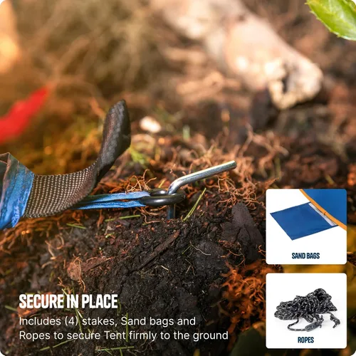 Miniatura 8 de Alpcour Tienda de campaña desplegable portátil – Tienda de privacidad para inodoro portátil, ducha y vestuario para acampar y al aire libre